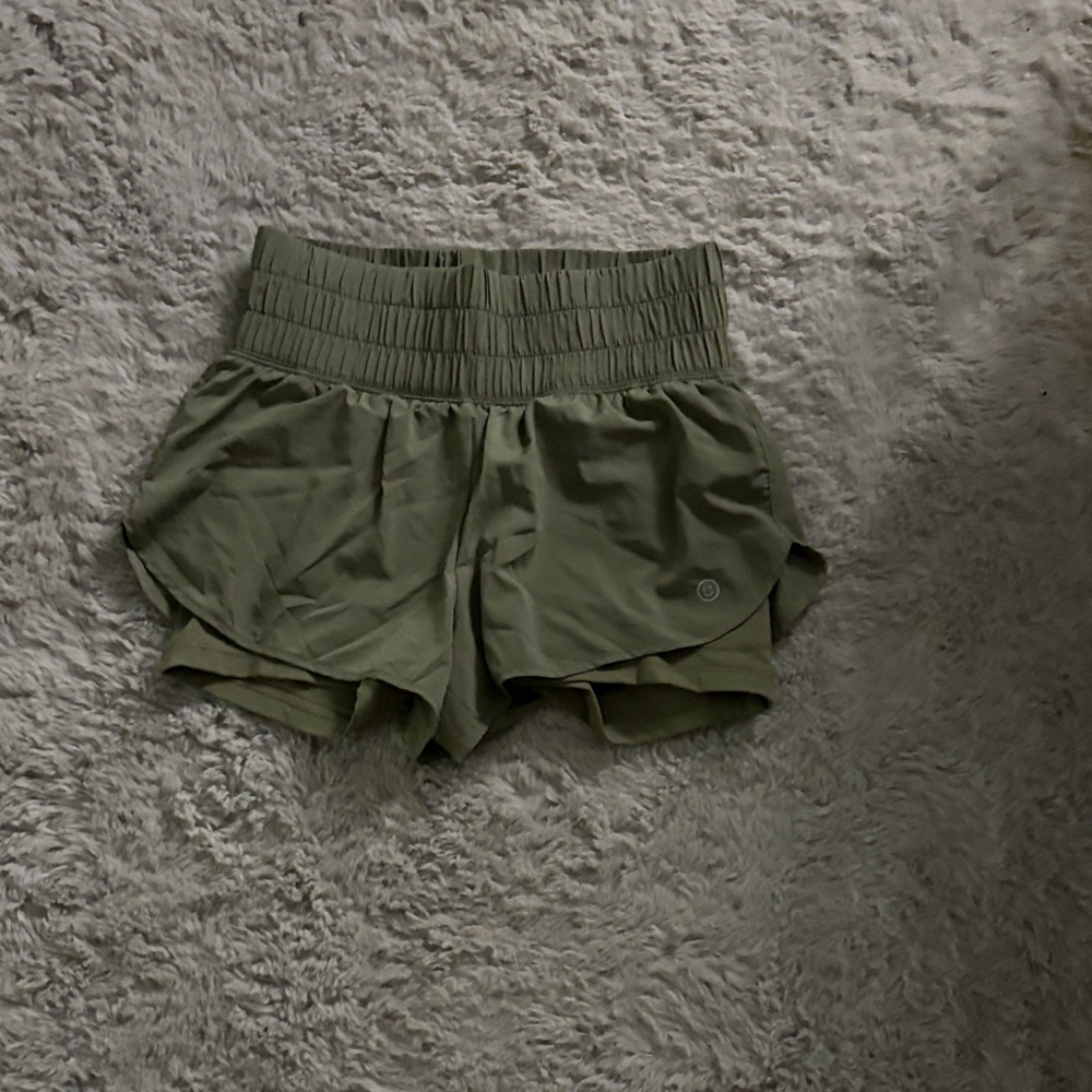 Gilly Hicks Sage Green Athletic Shorts